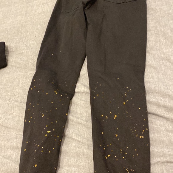 7 for all Mankind Gold Fleck Skinny Jeans-25 - Picture 3 of 3